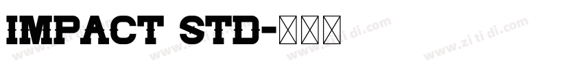 Impact Std字体转换